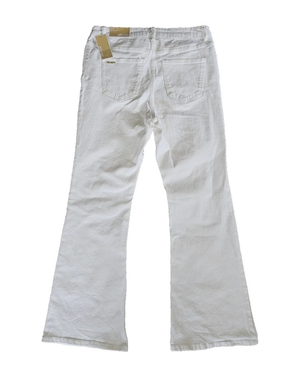 MICHAEL Michael Kors Selma Flare White Jeans High rise Size 6 New with Tag
